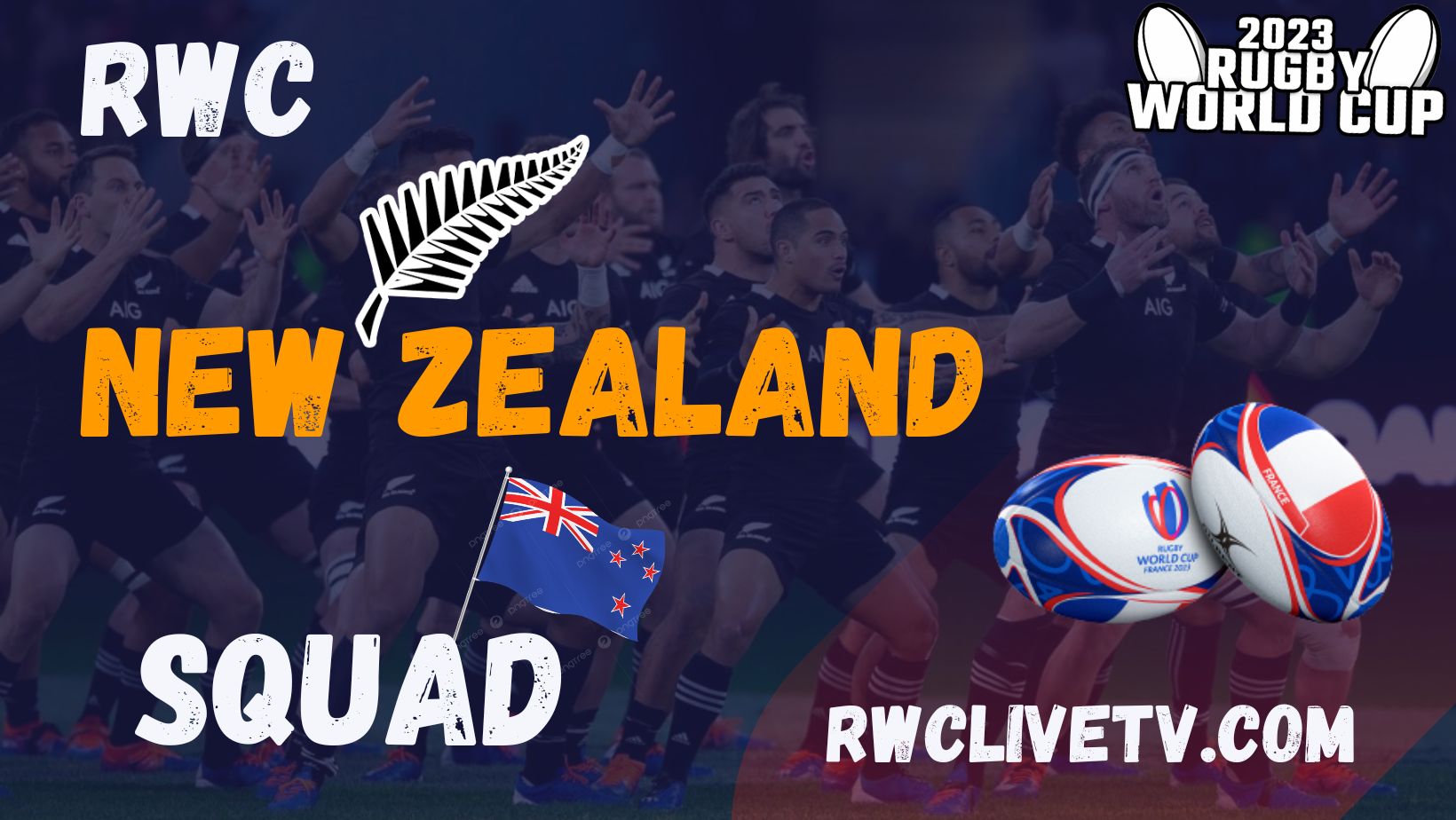 New Zealand RWC Team 2023 Squad Schedule Watch Players Stats