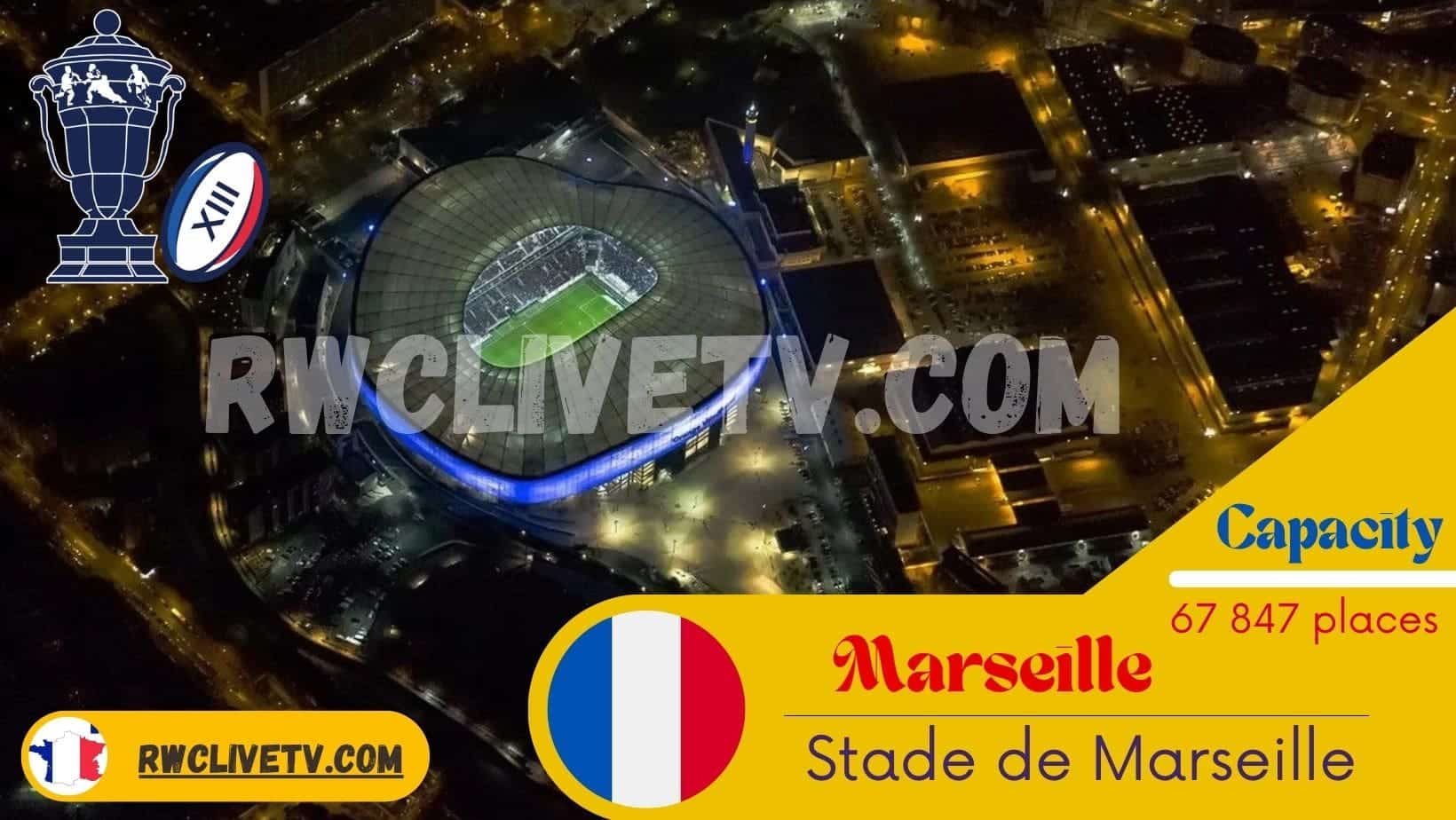 Stade de Marseille RWC 2023 Fixtures Live Stream