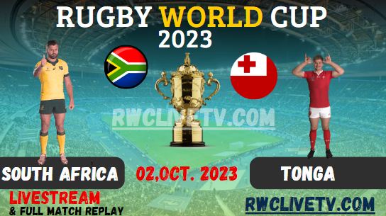 South Africa VS Tonga RWC Live Stream Replay